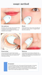 Air Cushion Corrector Dedo Mini Pequeña Belleza Maquillaje Esponja Licuadora Polvo Puff - Product Image 3