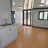 Maison conteneur préfabriquée de luxe moderne, sécurisée, portable, extensible, 20FT 40FT, 2, 3 ou 4 chambres