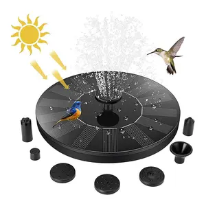 AISITIN 6V 1W في الهواء الطلق الديكور العائمة نافورة شمسية ل الطيور حمام لوحة شمسية مصغرة بالطاقة مضخة نافورة المياه