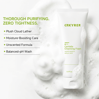 Vente en gros de Centella Asiatica Mousse nettoyante Traitement de l'acné Formule hydratante Nettoyant pour le visage pH équilibré pour la peau