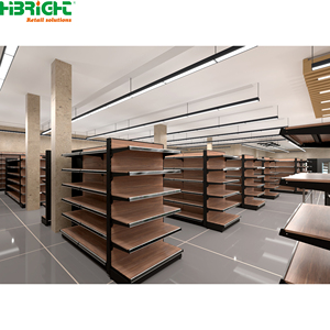 ชั้นวางผลไม้และผักในซูเปอร์มาร์เก็ตแบบอเมริกันพร้อมตู้แช่ - Product Image 1