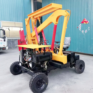 Machine de piquage de poteaux de garde-corps à démarrage électrique, pratique pour la construction routière - Product Image 6