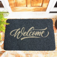 Tapis anti-poussière en polypropylène nettoyeur de chaussures anti-poussière tapis de porte à poils durs anti-dérapant pour cuisine et dans la porte et l'extérieur