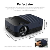 Projecteur AUN Z5S, 1080p, projecteur LED pour cinéma maison 1080p, vidéo 3D, vidéoprojecteur Android 9