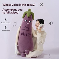 Nouvel Oreiller en Peluche Aubergine pour le Sommeil, Oreiller Apaisant pour Filles, Adultes et Femmes Enceintes, Idéal pour Dormir