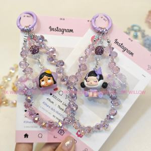 Chaîne de téléphone portable Skullpanda, porte-clés en cristal de luxe personnalisé, porte-clés Cry Baby, vente en gros - Product Image 2