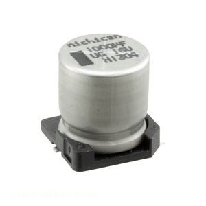 Condensateur SMD à montage en surface CAP ALUM 100UF 20% 63V 100 uF UUG1J101MNJ1MS - Distributeur agréé - Product Image 1