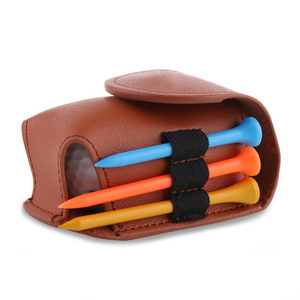 Sac de golf miniature en cuir PU, sac de golf miniature portable à porter à la taille, sac d'accessoires de golf multifonctionnel - Product Image 5