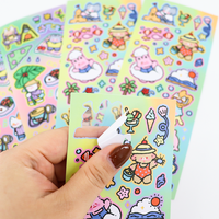 Autocollant de scrapbooking personnalisé, étiquette décorative mignonne pour journal, carnet, autocollant DIY pour enfants