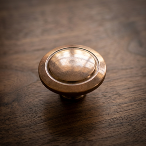 Bouton rond en acier inoxydable couleur or rose |   Poignée moderne pour armoire, tiroir et meuble - Product Image 5