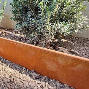 ขอบสนามหญ้าเหล็กคอร์เทน10เมตรด้านบนโค้งมน10เมตร x 1เมตรพับได้ขอบสนามหญ้าแบบ DIY สำหรับ orchards ขอบเตียงดอกไม้ - Product Image 1