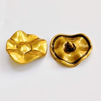 Boutons en alliage de zinc métallique écologiques personnalisables de haute qualité pour vêtements et sacs - Design élégant et classique de la marque JQR