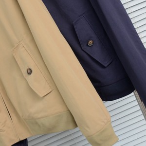 Sang trọng cho ralp mang tính biểu tượng của nam giới mùa thu giản dị Windproof bomber jacket với thêu logo phía trước dây kéo đóng cửa Pony - Product Image 2