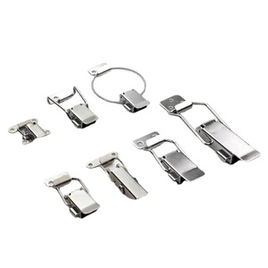 Self Locking Buckle Stainless Steel Spring Box Latch <b>Hardware</b> For Shielding Boxes General Use - Product Image 1