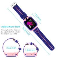Reloj Inteligente para Niños Q12 con Rastreador GPS y Tarjeta SIM, Impermeable IP67, Función SOS, Cámara y Brújula, para Q19 A1 DZ09