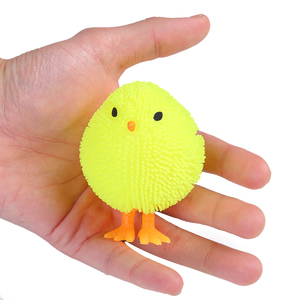 KEHUI Đồ Chơi Giảm Căng Thẳng Đồ Chơi Động Vật Bán Hàng Trực Tiếp Từ Nhà Máy Bóng Đồ Chơi Bóp Phồng Gà Nhỏ Phát Sáng Mềm Cho Trẻ Em - Product Image 5