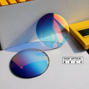 EXIA Lens M30 Lunettes de soleil Lentilles <span class=keywords><strong>MR</strong></span>-8 1.61 Index Flash Miroir Rouge SHMC Dégradé Couleur Base Courbe 3 - Product Image 3