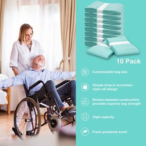 1 paquet de recharges de sacs à couches jetables, compatibles avec la série légèrement parfumée verte, de haute qualité, pour poubelle à couches - Product Image 5