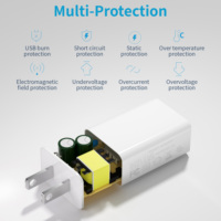 5V 2A 10W Snellader US UK AU EU stekker met QC voor mobiele telefoon & smartwatch adapter USB A wandlader ABS materiaal
