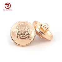 Boutons à tige personnalisés pour hommes, écologiques, en alliage de zinc, certifiés GRS, couleurs et designs sur mesure pour manteaux et vêtements d'extérieur