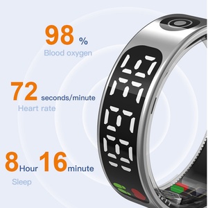 Nhà sản xuất màn hình đa chức năng OEM ODM năm 2025, vòng theo dõi sức khỏe và thể dục thông minh ECG với ứng dụng giám sát dành cho nam và nữ, size 6-10 - Product Image 3