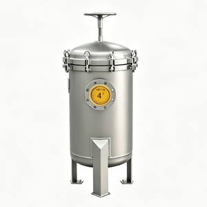 New High Flow 40m3/h High-precision Stainless Steel Multi Bag Filter for Corn Syrup Filtration <b>Beer</b> Brewing Purification Small S - Product Image 1