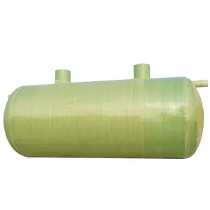 Fiberglas tragbare abwasser behandlung abwasser klärbecken frp septic tank