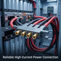 Rangkaian Kabel Baterai EV Inti Tembaga Khusus Berinsulasi Silika Gel 600V Tahan Arus Tinggi Konektor Adaptor Daya Mobil