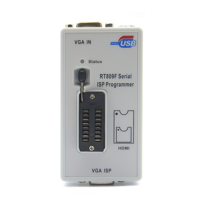 Original RT809F Serial ISP Programmer +16 Adapters +1.8v Adapter+SOP8 test Clip+EDID Cable +ICSP Bios Universal Programmer