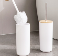 Ensemble d'accessoires de salle de bain 6 pièces en plastique ondulé horizontal durable avec kit de vanité, porte-brosse à dents et gobelet pour rangement de salle de bain