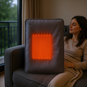 Electric Heated <b>Blanket</b> 53.5x37.8in Full <b>Body</b> Shawl Indoor Outdoor Use 3 Heating Levels 2hrs Auto Machine Washable Waterproof - Product Image 2