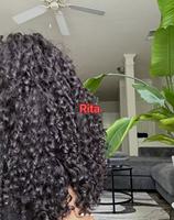 Nouvelle Arrivée Cheveux Humains Naturels Bouclés des Caraïbes 100% Non Traités, Extension de Cheveux Bruts d'un Seul Donneur, Bouclés Indiens, Bouclés Birmans, Lot de Cheveux Naturels