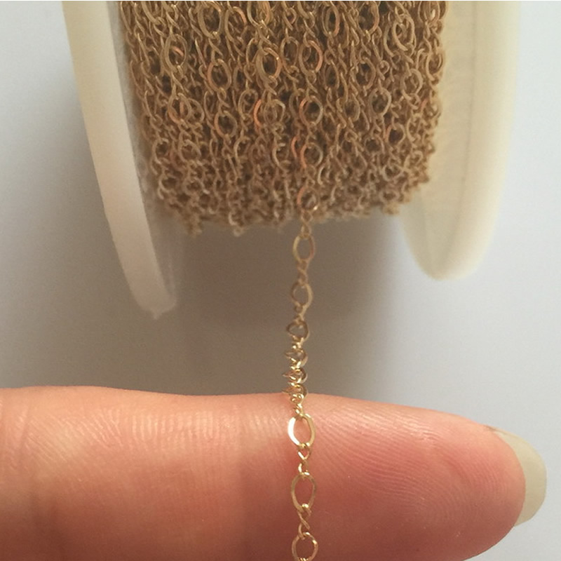 High Quality 1/20 14K GF Gold Filled Chain for Jewelry Making