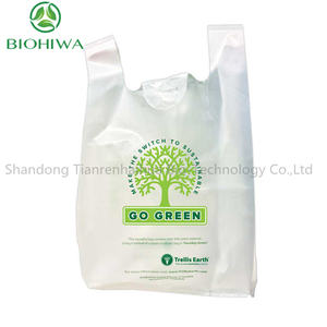 TRHH BIO fabbrica produrre sacchetti di rotolo chiaro borsa della spesa sacchetto di stoccaggio su rotolo commerciale per supermercato droghieri all'ingrosso - Product Image 3