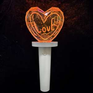 Bâton lumineux LED à télécommande pour fans de concerts, accessoire de soutien, lumière LED acrylique en forme de main, nouveauté pour la Saint-Valentin - Product Image 4