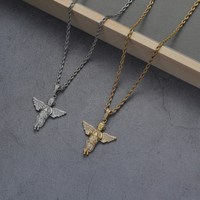 CN358 Pendentifs en laiton sertis de CZ, Collier Hip Hop, Bijoux Iced Out