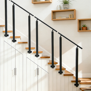 درابزين حديث مقاوم للصدأ من الفولاذ المقاوم للصدأ وسبائك الألومنيوم للسلالم الخارجية والشرفات مع حماية من الأشعة فوق البنفسجية - Product Image 1