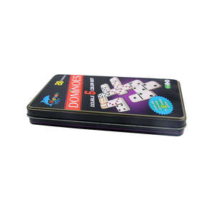 Caja de Hojalata Vací<span class=keywords><strong>a</strong></span> para Juegos de Mesa, Caja de Hojalata para Juegos de Dominó, Cajas de Hojalata para Rompecabezas Magnéticos, OEM ODM - Product Image 4