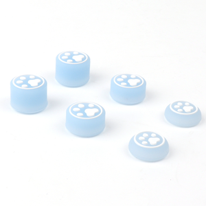 6 Stuks Lichtgevende Thumbstick Kat Klauw Siliconen <span class=keywords><strong>Joystick</strong></span> Caps Voor Nintendo Switch/Ps5/Ps4/Xbox One S Controller Duimgrepen - Product Image 4