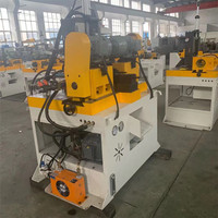Machine à chanfreiner et à biseauter les tuyaux hydraulique à double tête CNC de haute précision pour PVC, acier inoxydable, semi-automatique, écologique