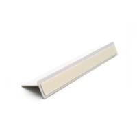 Protection d'angle murale en PVC autocollante en forme de L, facile à poser