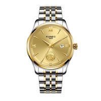Reloj Mecánico de Lujo para Hombre, con Movimiento Sellita SW200, Calendario Automático, Diseño Personalizado con Logotipo OEM, de Alta Gama, para Negocios