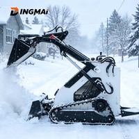 Minipala cingolata idraulica compatta con motore diesel, capacità di salita 30°, per giardinaggio, agricoltura e edilizia, con pompa a basso consumo di carburante