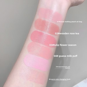 Sachino Matte <span class=keywords><strong>Blush</strong></span> Stick, Colorete en Barra Natural Radiante Estilo Coreano para Piel Energética, Colorete Efecto Piel Desnuda, Tamaño Regular, Maquillaje Transfronterizo - Product Image 4