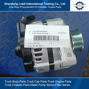 Sinotruk HOWO 380 A7 D10.38-30 motor için 6x4 traktör KAMYON YEDEK PARÇALARI jeneratör 28V/70A alternatör VG1095094002 - Product Image 3