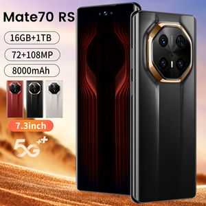 Teléfono Desbloqueado Mate70 RS de 7.3 Pulgadas Compatible con Google, Whatsapp y <span class=keywords><strong>Facebook</strong></span>, Teléfono Celular Desbloqueado Más Pequeño en Venta - Product Image 2