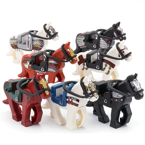 ตัวต่อสัตว์ MOC - ชุดม้าโบราณของห้านายพล รถม้าเกราะหนัก ของเล่นตัวต่อสำหรับเด็ก - Product Image 2