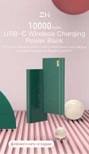 <span class=keywords><strong>ZMI</strong></span> <span class=keywords><strong>Power</strong></span> <span class=keywords><strong>Bank</strong></span> 10000MAh 10W เครื่องชาร์จแบตเตอรี่ไร้สายแบบพกพาธนาคารพลังงานไร้สาย - Product Image 5