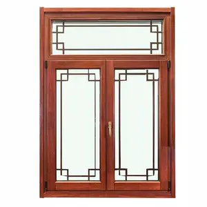 中国高品质标准尺寸外开平开窗木窗