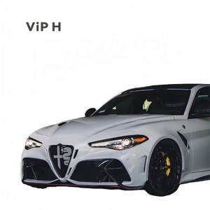 Parachoques Delantero Semi-Carbono para Alfa Romeo <span class=keywords><strong>Giulia</strong></span> <span class=keywords><strong>GTA</strong></span> Versión M con el Logotipo del Escorpión - Kit de Modificación para Auto de Alto Rendimiento - Product Image 2